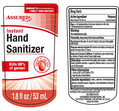 Label (Hand Sanitizer 1.8oz (label))